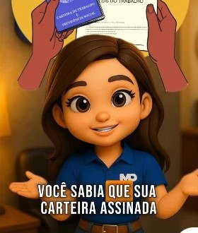 Post do Instagram: Você sabia que sua carteira assinada...