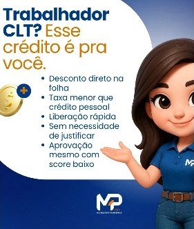 Post do Instagram: Trabalhador CLT? Esse crédito é pra você